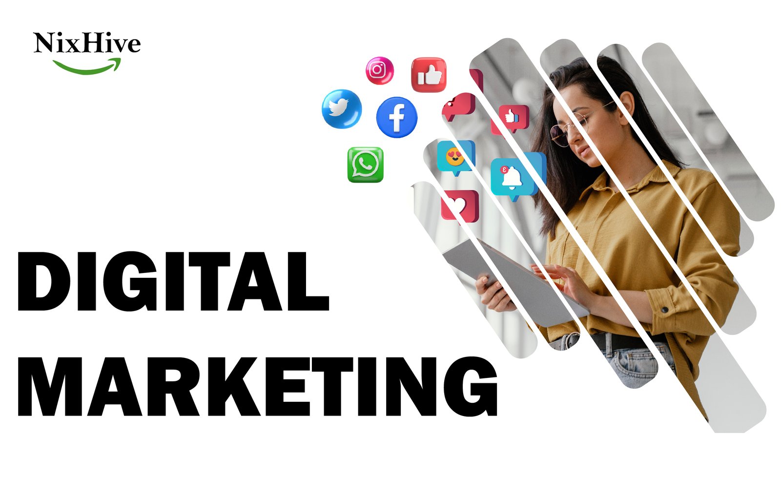 Digital Marketing Team Working at NixHive Solutions